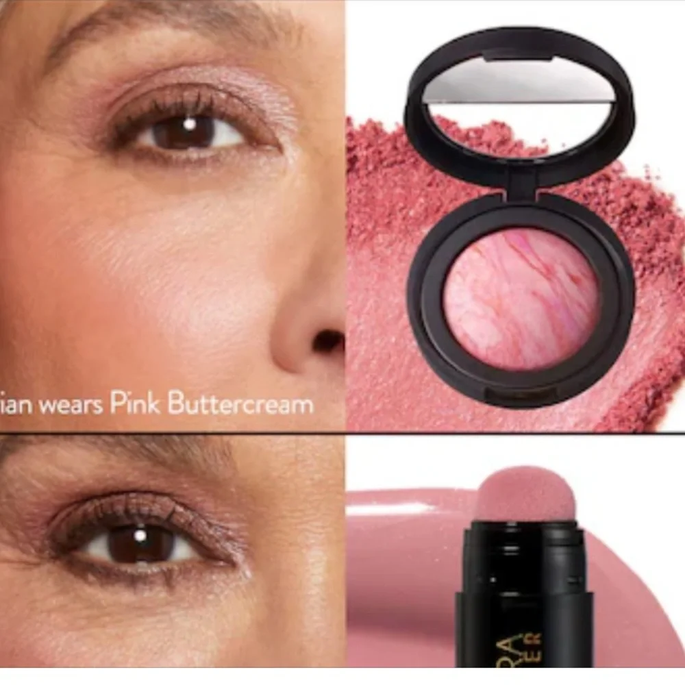 Laura Geller Baked Blush -N- Brighten Pink Buttercream (Made in Italy .